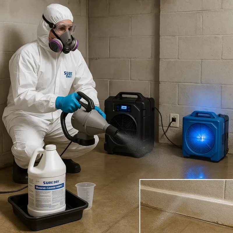 Sanitization and Odor Removal process in Nolanville, TX
